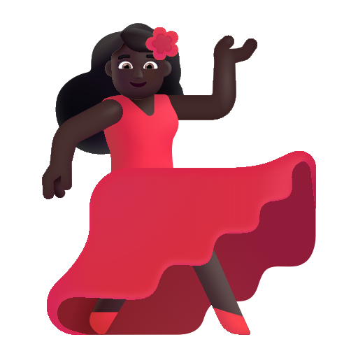 Dancer: Dark Skin Tone on Microsoft 3D