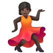 Dancer: Dark Skin Tone on Samsung