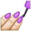 Nail Polish: Light Skin Tone on Samsung