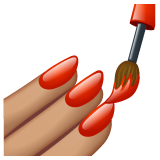 Nail Polish: Medium Skin Tone on WhatsApp