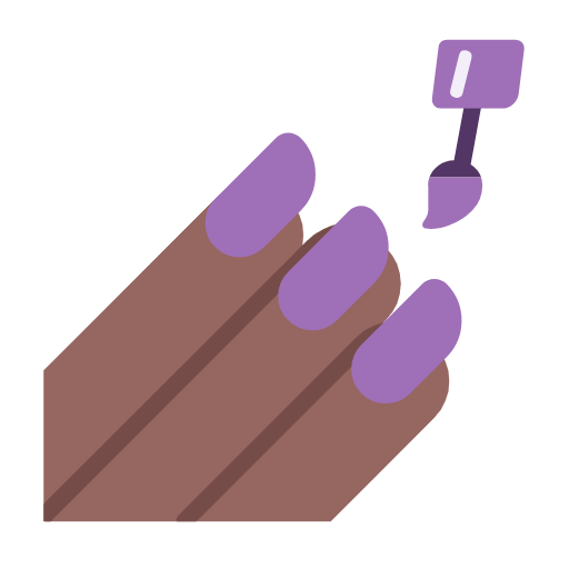 Nail Polish: Medium-Dark Skin Tone on Microsoft Fluent