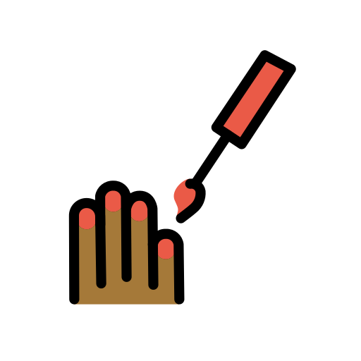 Nail Polish: Medium-Dark Skin Tone on OpenMoji