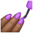 Nail Polish: Medium-Dark Skin Tone on Samsung