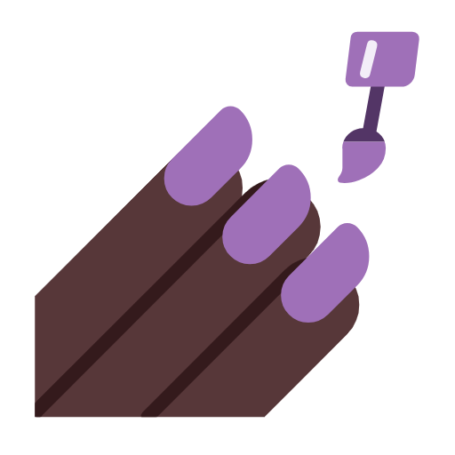 Nail Polish: Dark Skin Tone on Microsoft Fluent