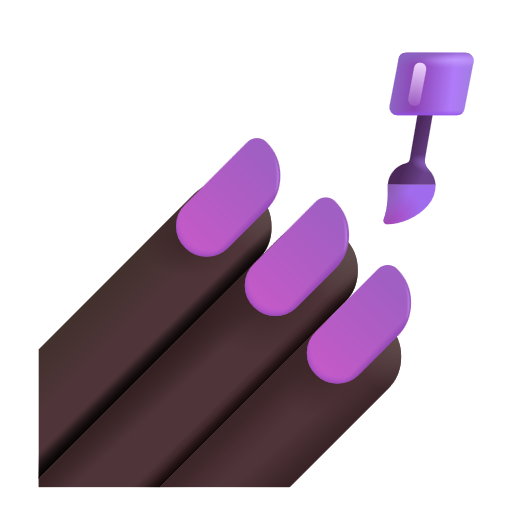 Nail Polish: Dark Skin Tone on Microsoft 3D