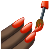 Nail Polish: Dark Skin Tone on WhatsApp