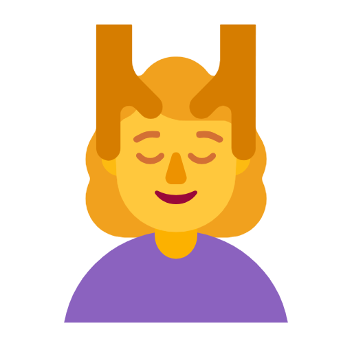 Woman Getting Massage on Microsoft Fluent