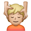 Face Massage: Medium-Light Skin Tone on Samsung