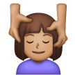 Woman Getting Massage: Medium Skin Tone on Samsung