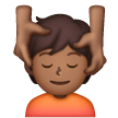 Face Massage: Medium-Dark Skin Tone on Samsung