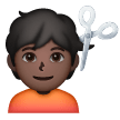 Haircut: Dark Skin Tone on Samsung