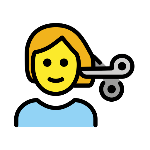 Haircut on OpenMoji