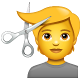 Haircut on WhatsApp