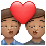 Kiss: Medium Skin Tone on WhatsApp