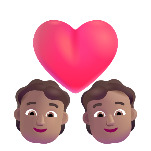 Couple With Heart: Medium Skin Tone on Microsoft 3D