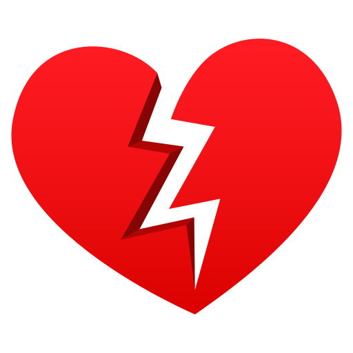 Broken Heart on JoyPixels