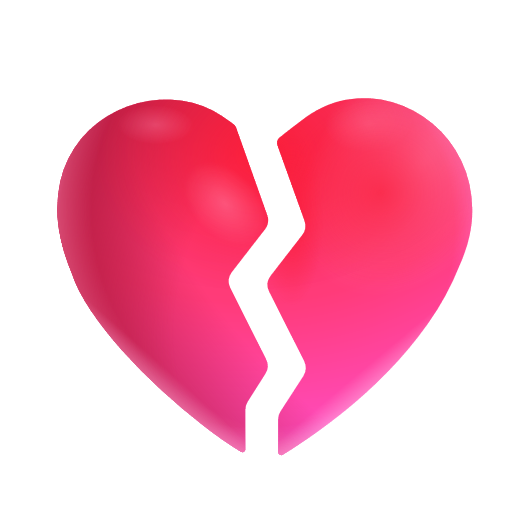 Broken Heart on Microsoft 3D