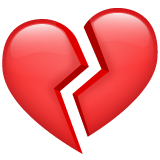 Broken Heart on WhatsApp