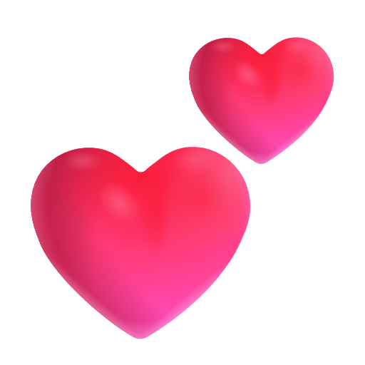 Two Hearts on Microsoft 3D