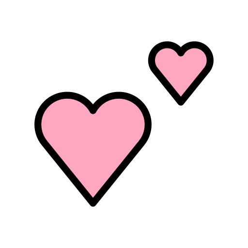 Two Hearts on OpenMoji