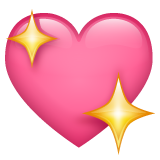 Sparkling Heart on WhatsApp