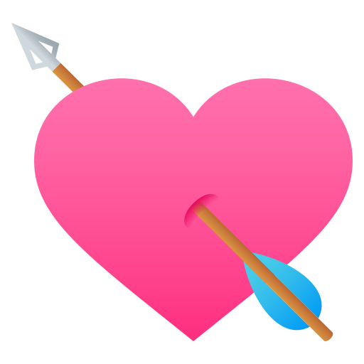 Heart With Arrow on JoyPixels