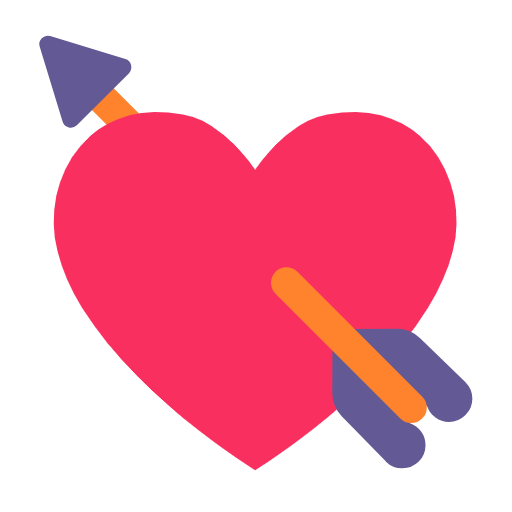 Heart With Arrow on Microsoft Fluent