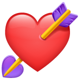 Heart With Arrow on WhatsApp