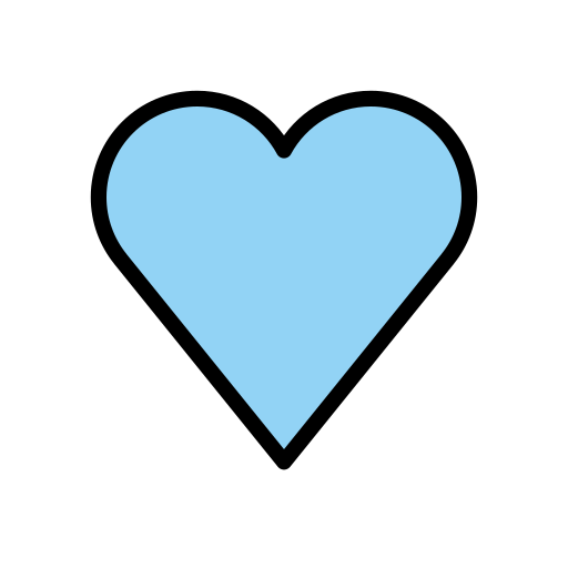 Blue Heart on OpenMoji