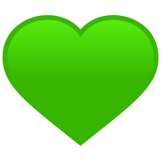 Green Heart on JoyPixels