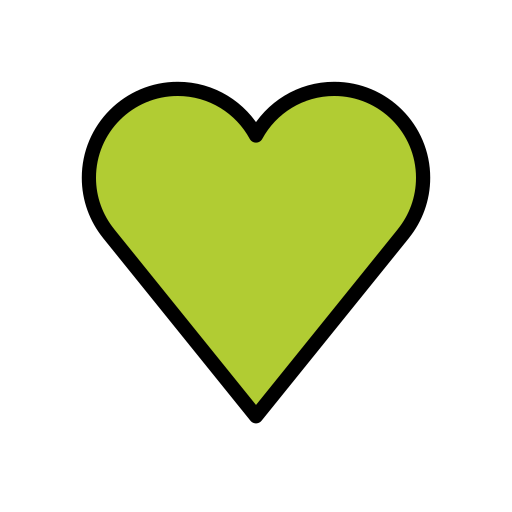 Green Heart on OpenMoji