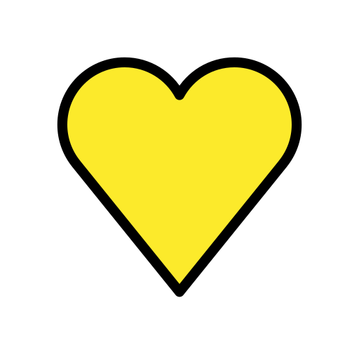 Yellow Heart on OpenMoji