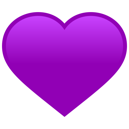 Purple Heart on JoyPixels