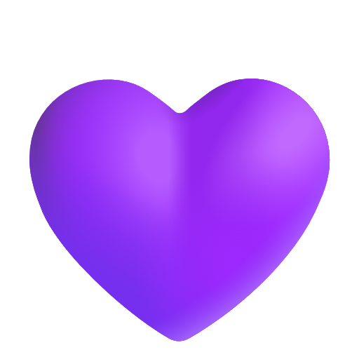 Purple Heart on Microsoft 3D