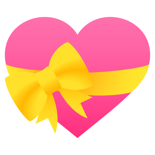 Heart With Ribbon on JoyPixels