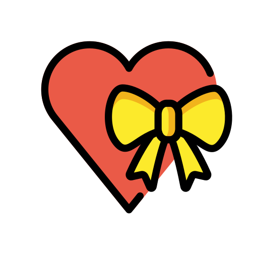 Heart With Ribbon on OpenMoji