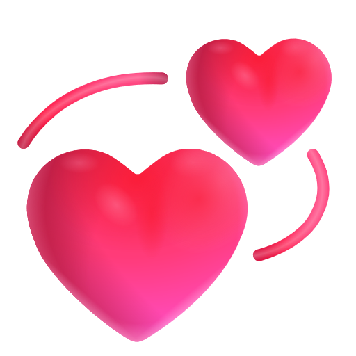 Revolving Hearts on Microsoft 3D