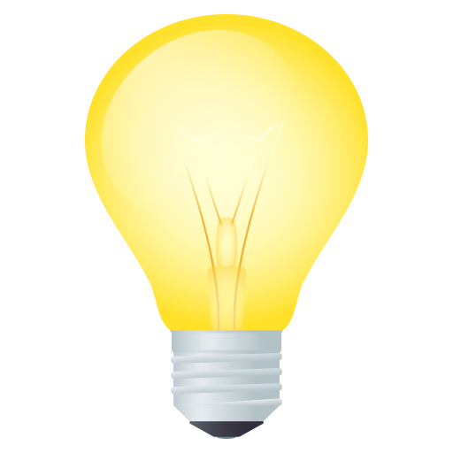 Electric Light Bulb on JoyPixels