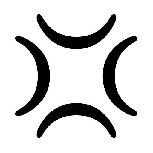 Anger Symbol on Noto Emoji