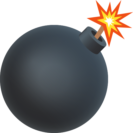 Bomb on JoyPixels