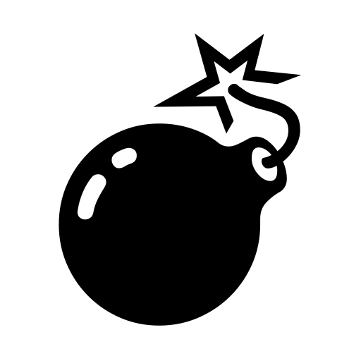 Bomb on Noto Emoji