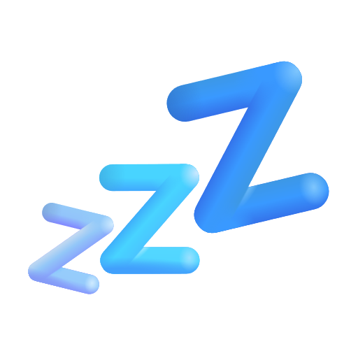 Sleeping Symbol on Microsoft 3D