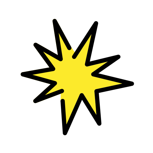 Collision Symbol on OpenMoji
