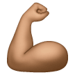 Flexed Biceps: Medium Skin Tone on Samsung