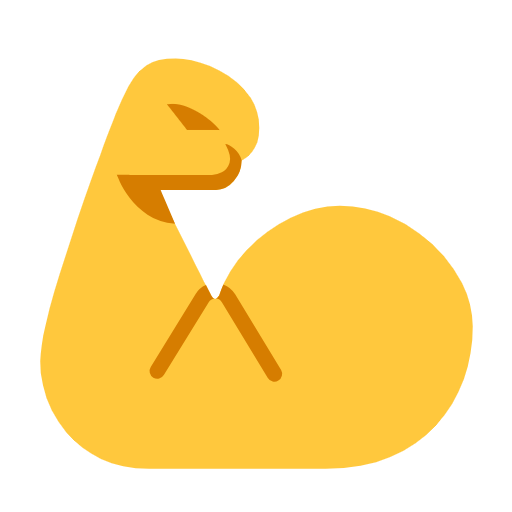 Flexed Biceps on Microsoft Fluent