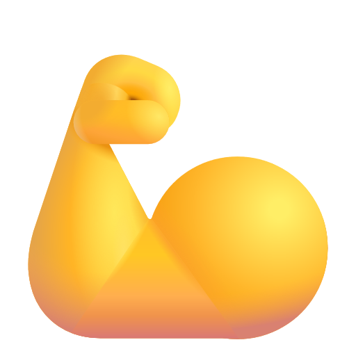 Flexed Biceps on Microsoft 3D