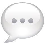 Speech Balloon on WhatsApp
