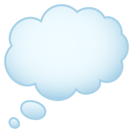 Thought Balloon on JoyPixels