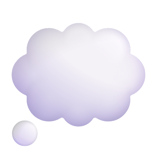 Thought Balloon on Microsoft 3D