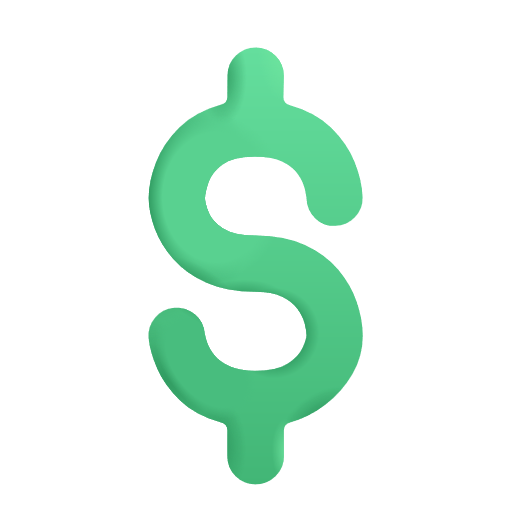 Heavy Dollar Sign on Microsoft 3D